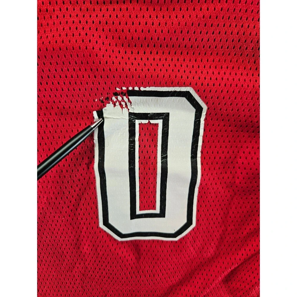Franklin Kansas City Chiefs Youth Jersey Red Mesh V-Neck NFL Fan Gear (sku 161)